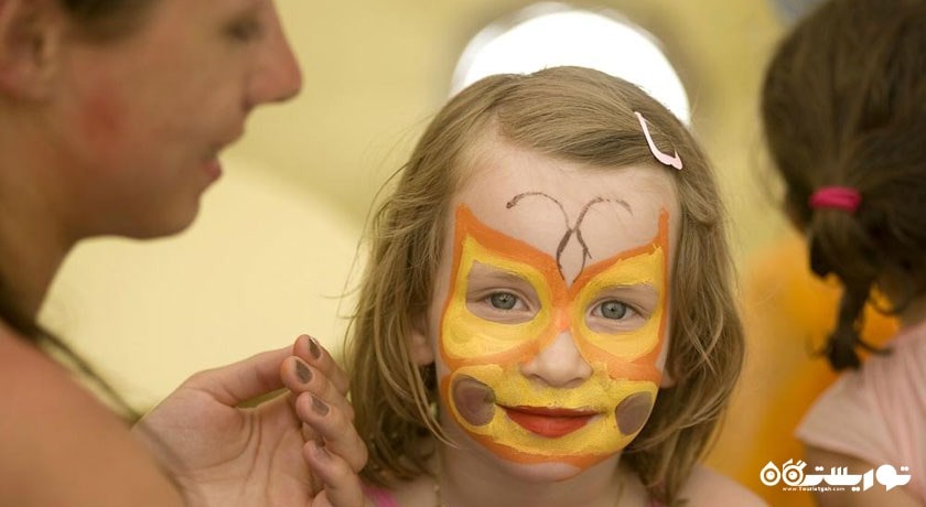 نقاشی روی صورت کودکان